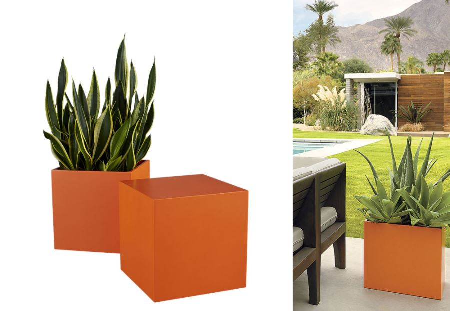 Cube planter from CB2