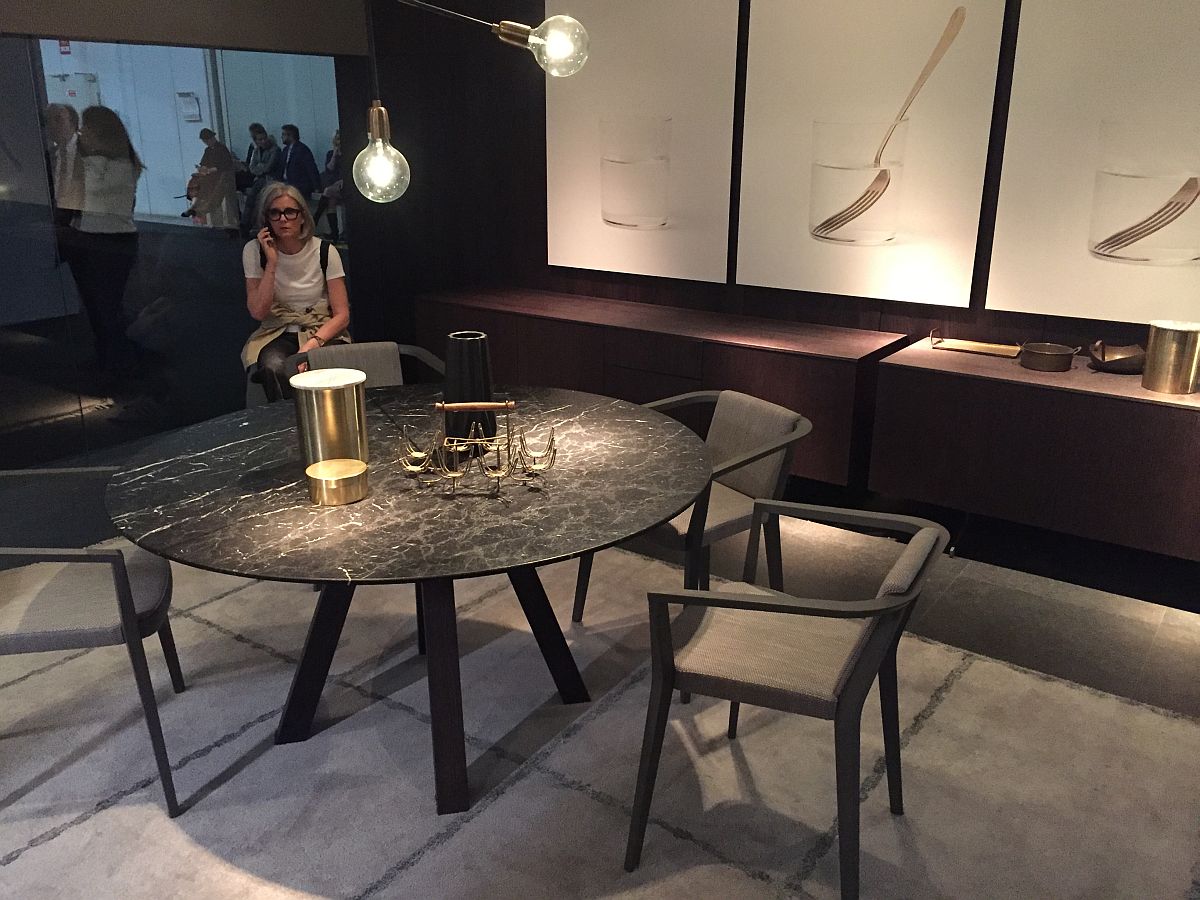 Dining room inspiration from  Alf DaFre and Valdesign at Salone del Mobile 2016