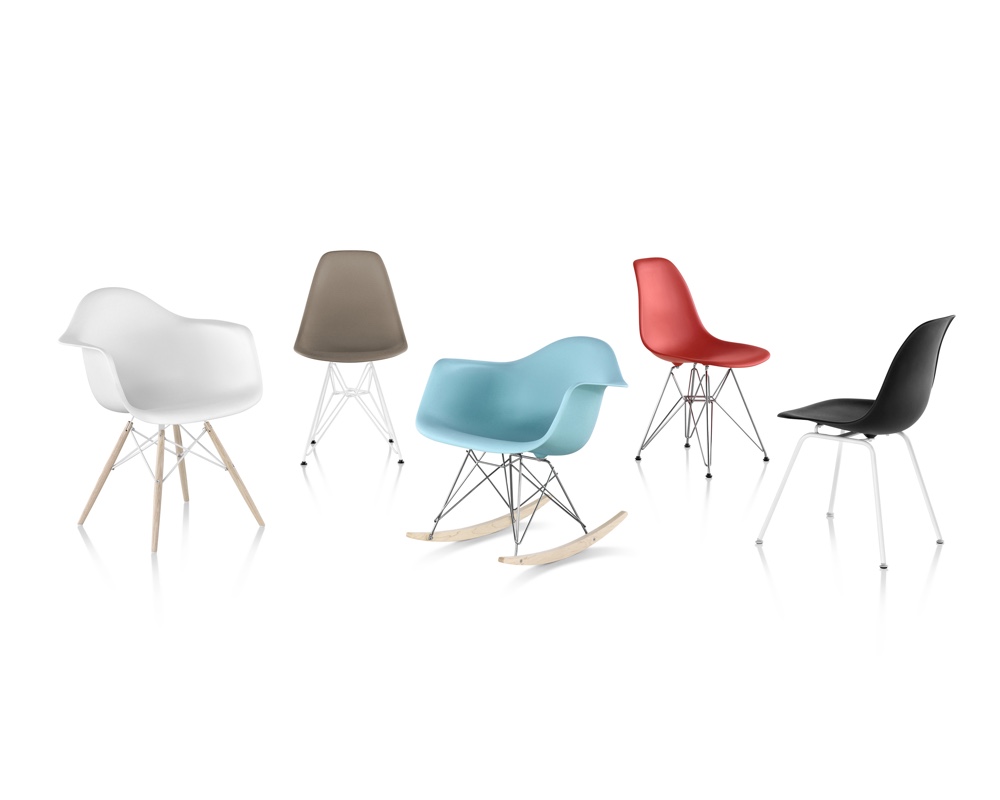 Eames Moulded Plastic Chairs