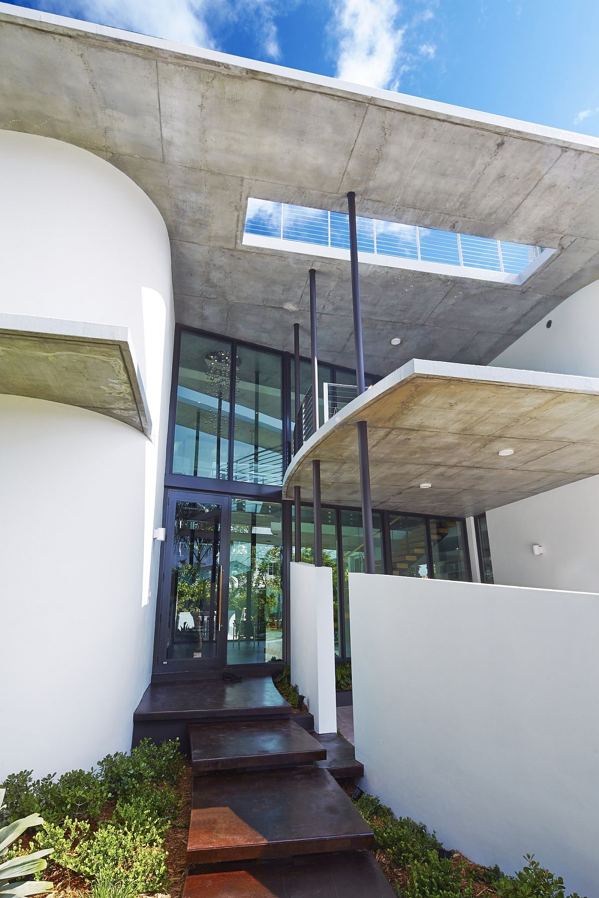 Entrance to the exceptional Miami Beach Residence