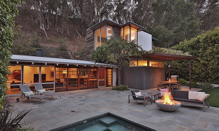 Ranch-Style Santa Monica Home Draped in Pleasant Rustic Modernism