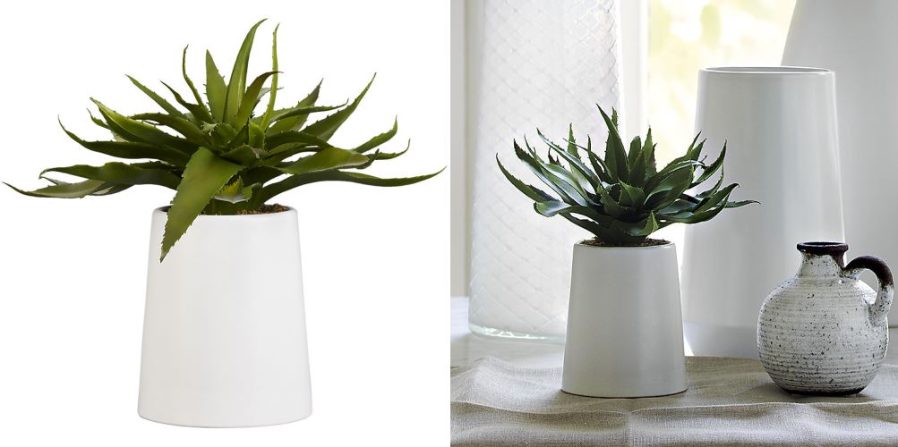 Faux aloe plant from CB2