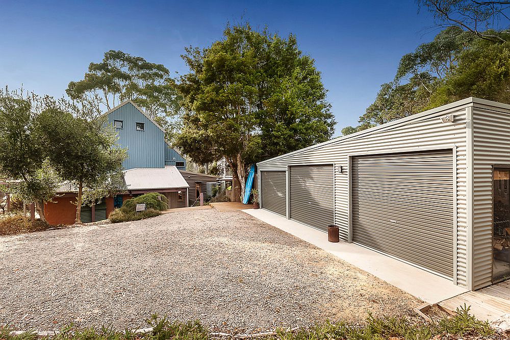 Garage and workshop of the Bower House