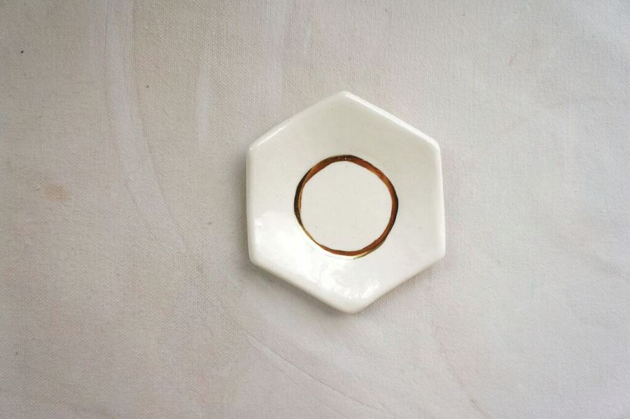 Hexagonal ring dish from The Object Enthusiast