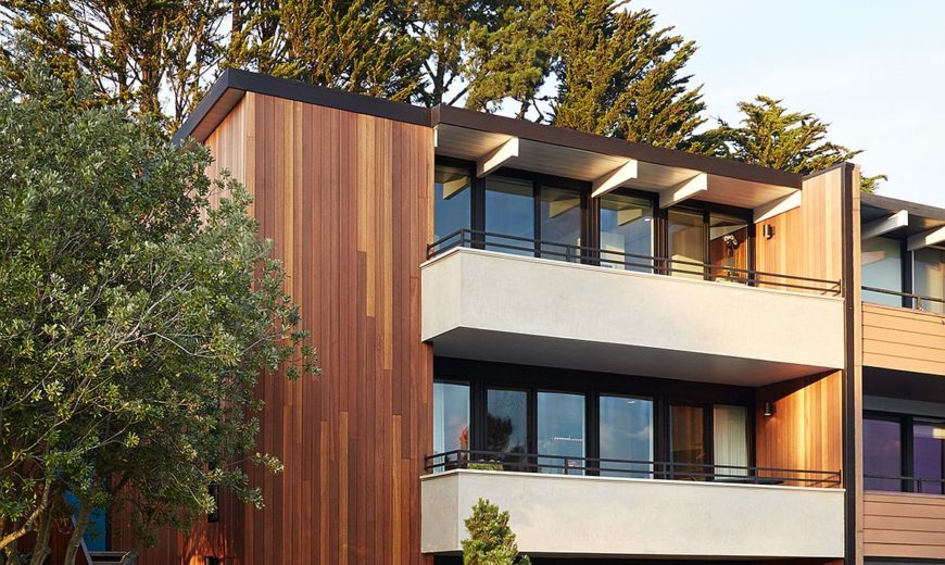 White and Mahogany Palette Revitalizes 1962 Eichler Home in San Francisco