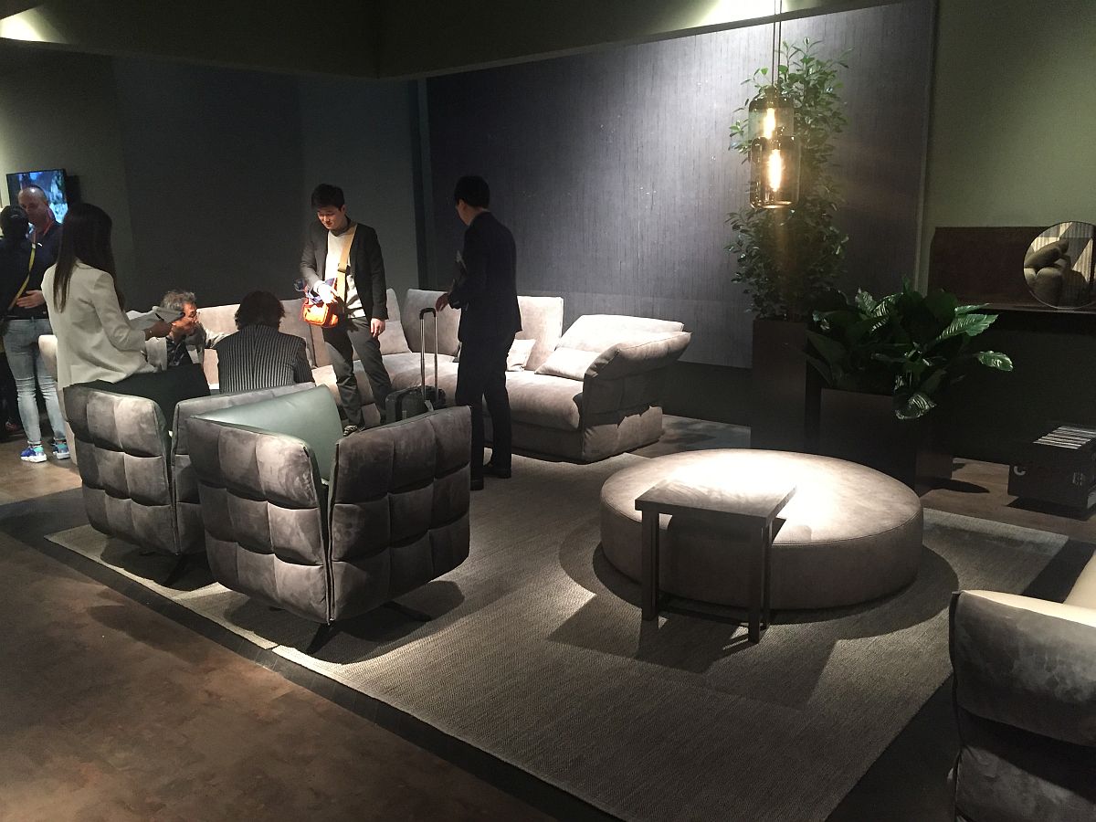 Latest line up of sofas and club chairs from cierre at Milan 2016