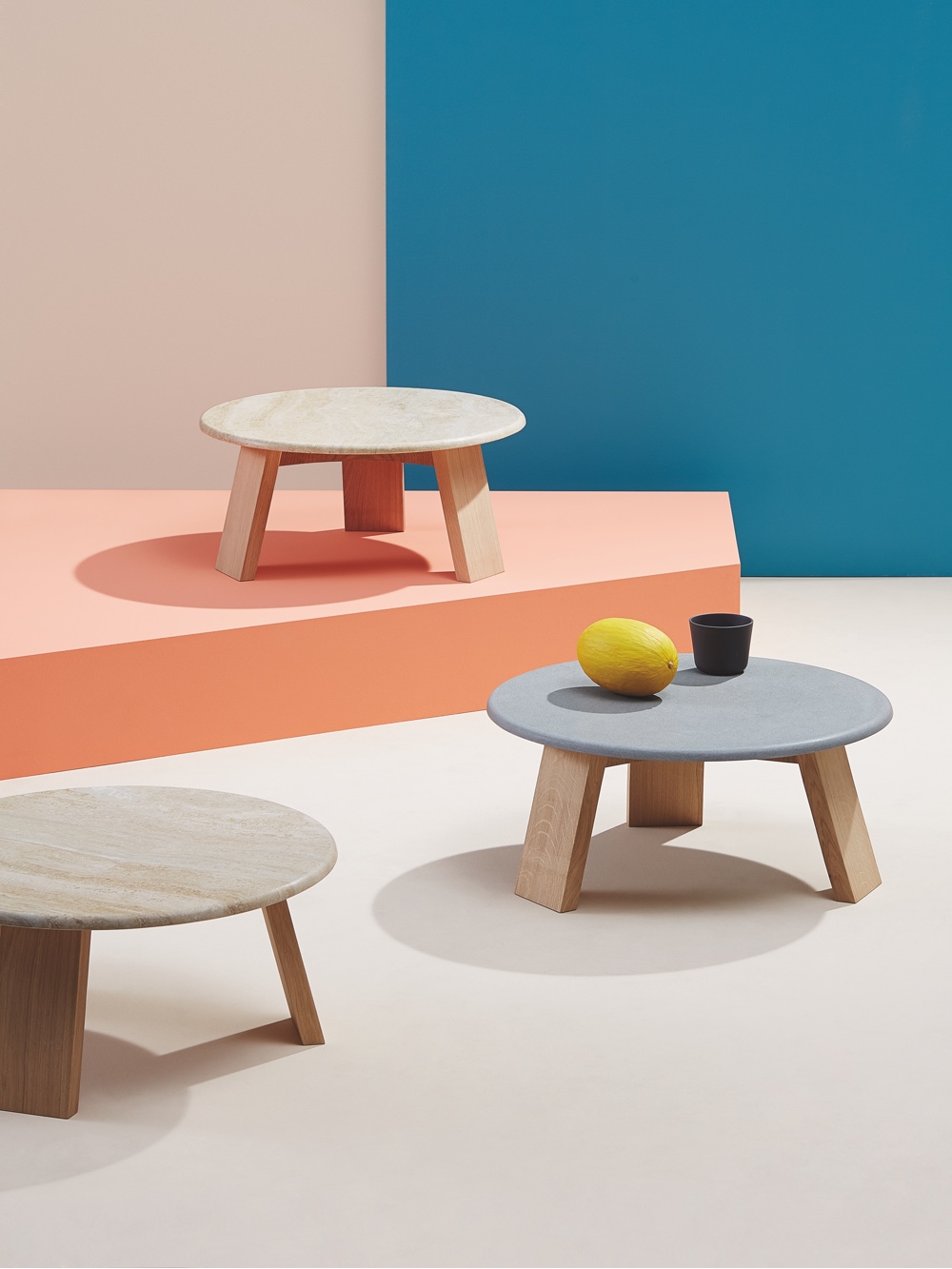 Maya side tables by Lars Beller Fjetland for Discipline.