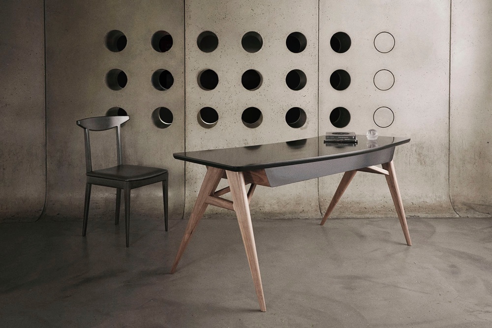 N chair and Roos desk by Alexander Díaz Andersson.