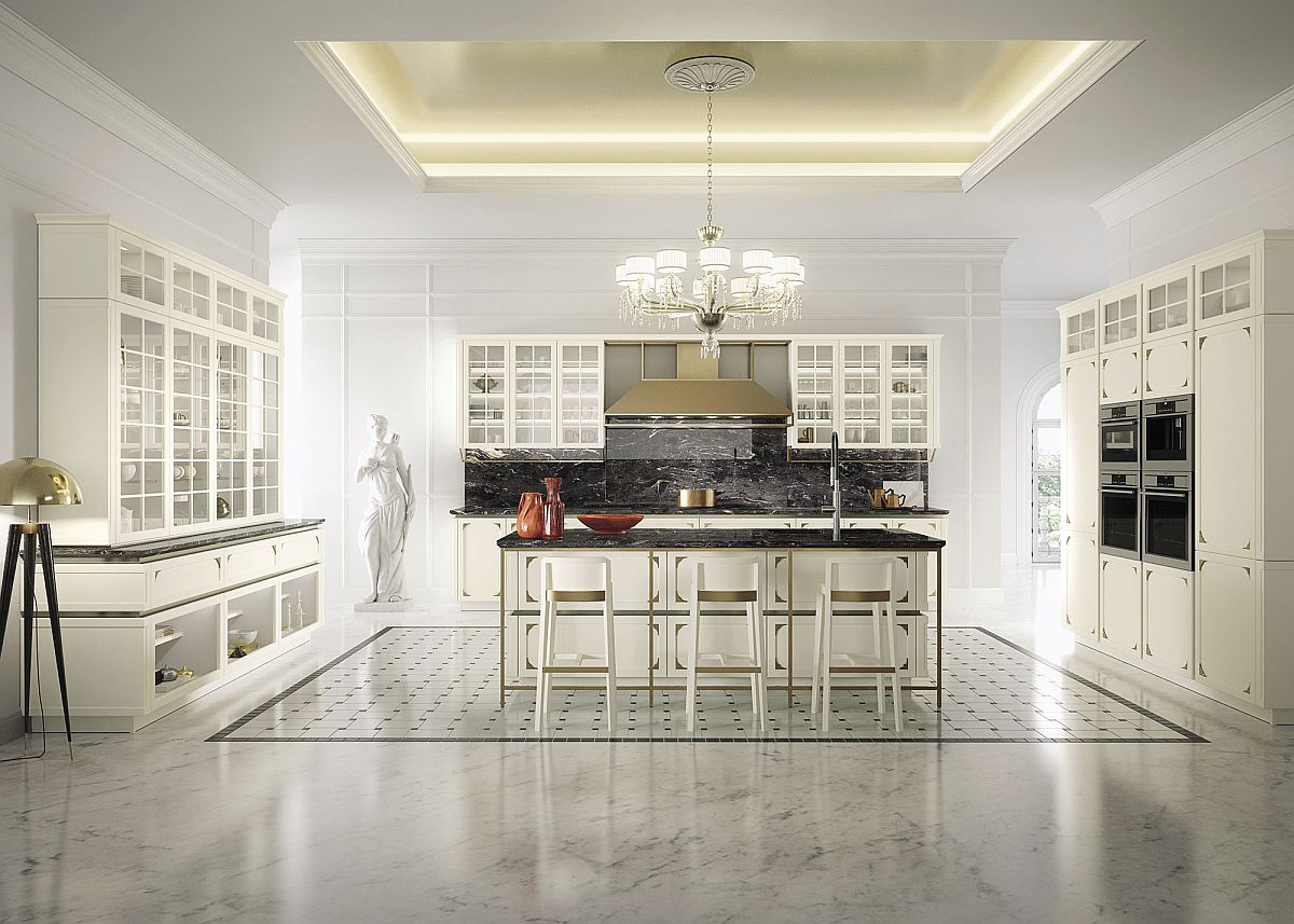 Old world charm meets modern functionality inside Kelly Kitchen from Snaidero