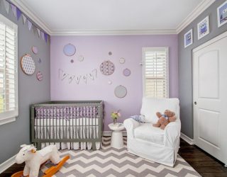 20 Gorgeous Nurseries with Purple Panache