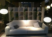 Relaxing contemporary couch in white from Chateau d’Ax 217x155 100 Awesome Living Room Ideas from Salone del Mobile 2016
