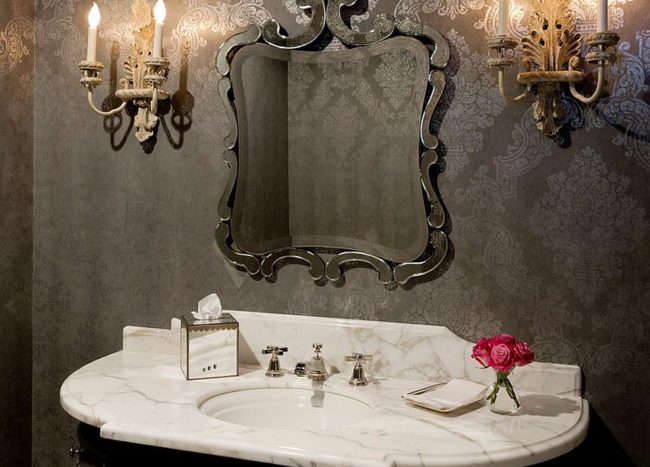 A Timeless Affair: 15 Exquisite Victorian-Style Powder Rooms | Decoist