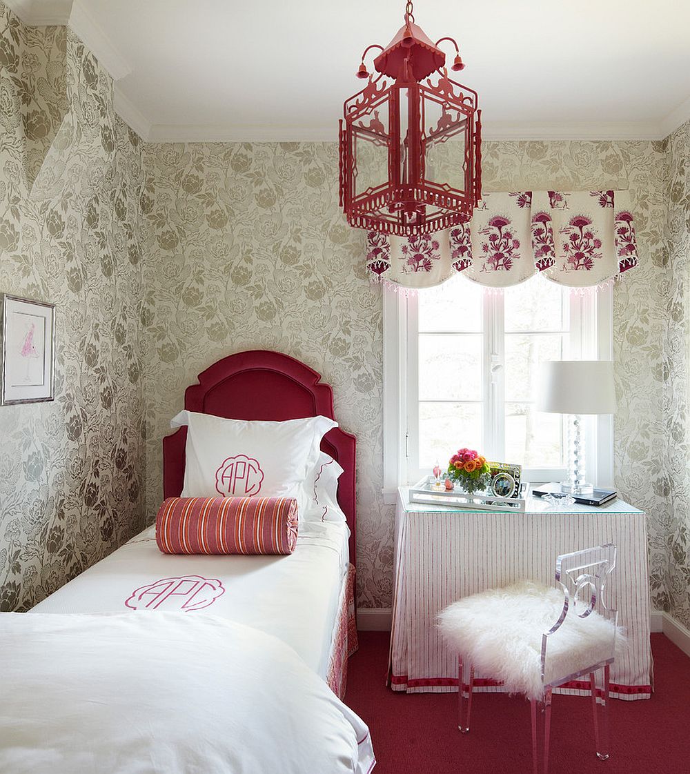 Shabby chic tween bedroom full of glam [Design: Monique Soares Kraft Interiors]
