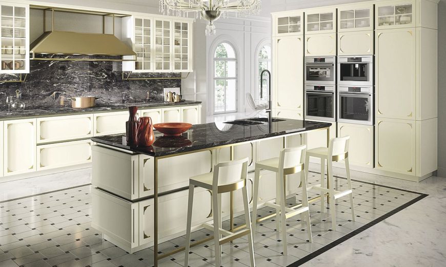 Kelly: Chic Modern Kitchen Wrapped in Intricate, Timeless Panache