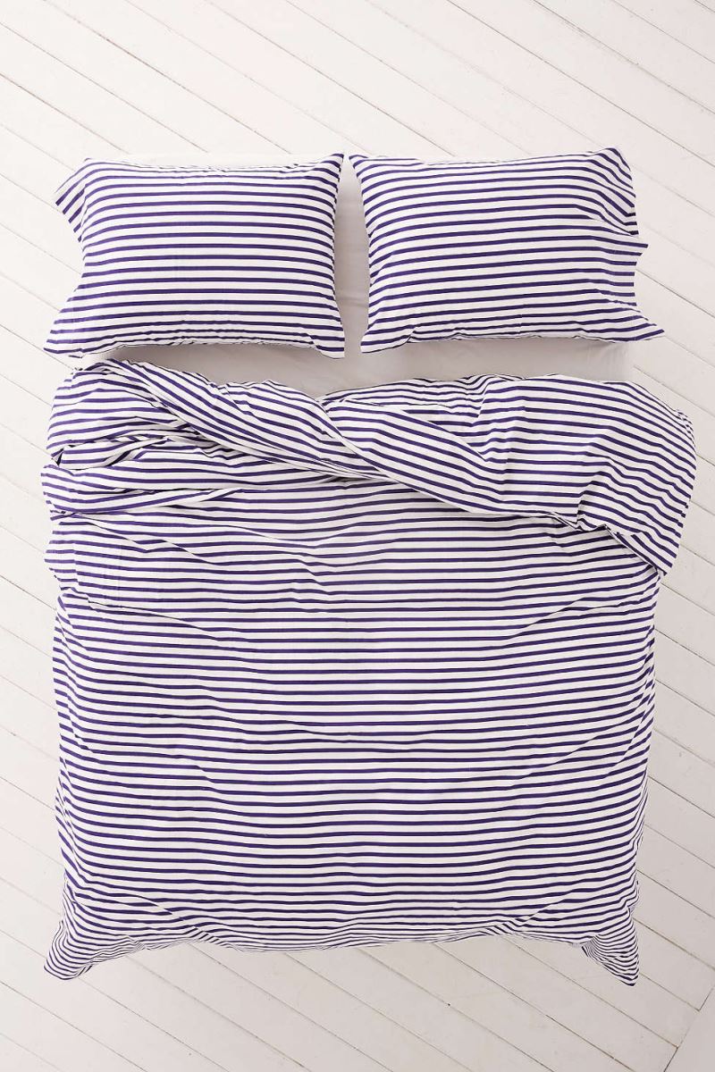 Striped bedding from Urban Outfitters