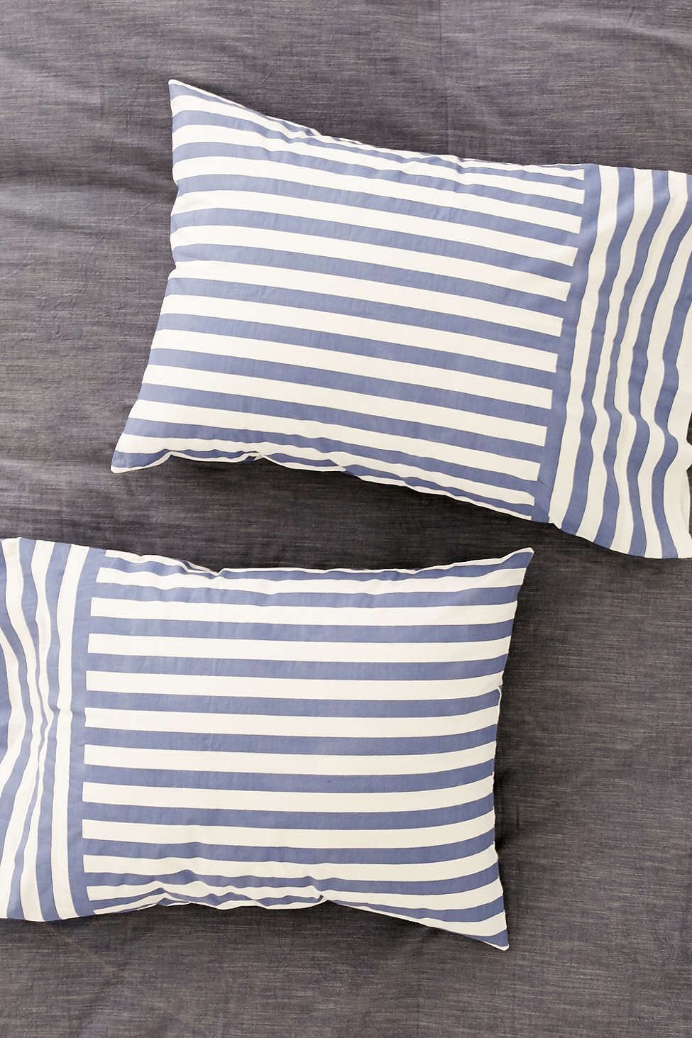 striped pillow cases