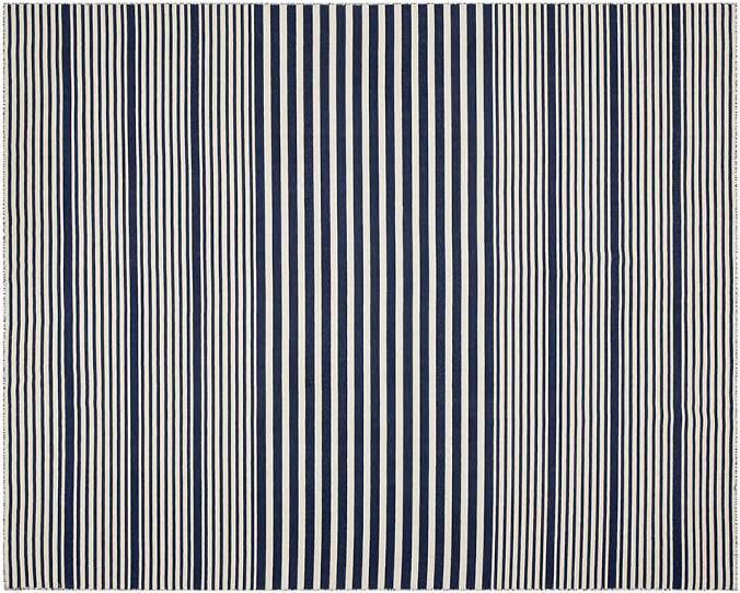 Striped rug from Pottery Barn