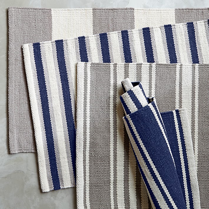 Striped rugs from Williams-Sonoma