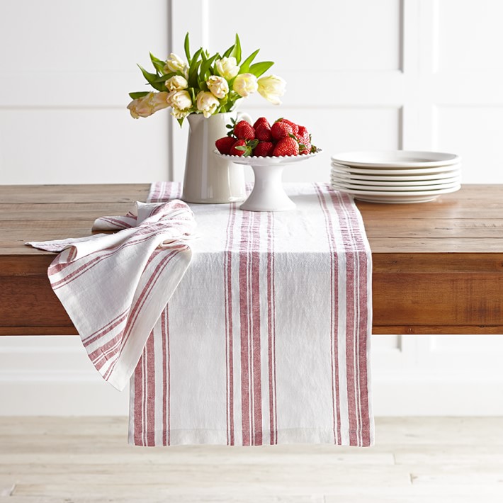 Striped runner from Williams-Sonoma