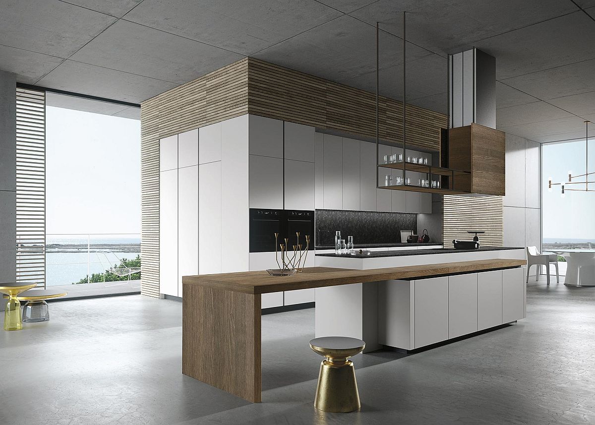 Stunning minimal kitchen design from Michele Marcon for Snaidero