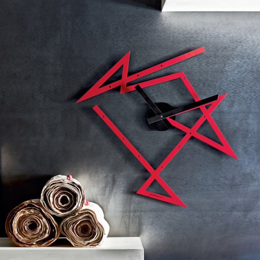 Alessi was founded in 1921 by Giovanni Alessi. The new Time Maze wall clock by Daniel Libeskind for Alessi, is part of the company's Spring/Summer 2016 Collection. Image via Alessi.