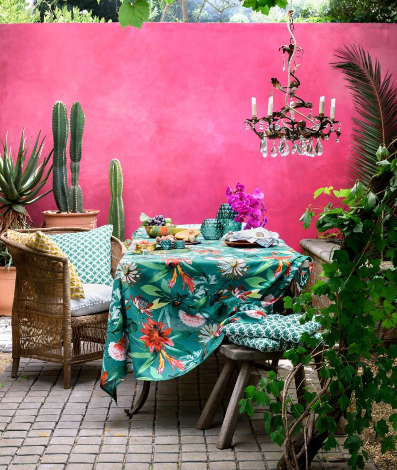 Tropical meets Boho style at H&M Home