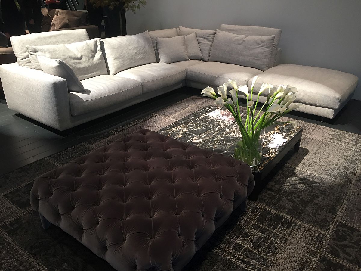 Tufted coffee table or a plush ottoman - You decide!