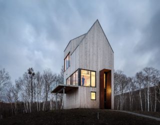 A Cabin Unlike Any Other Overlooks Rugged Coastline and Forest Canopy!