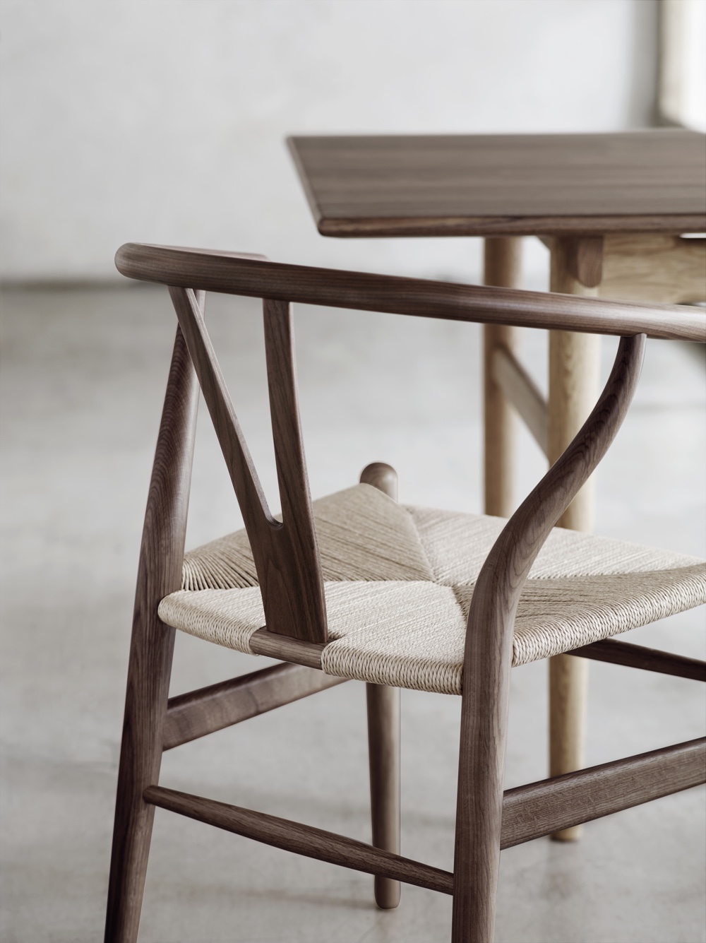 Wishbone Chair detail. Image © Carl Hansen & Søn.