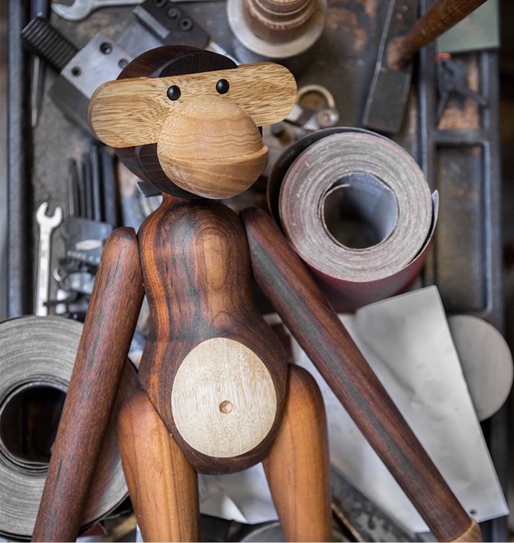 Wooden Monkey. Image via Brdr. Krüger.