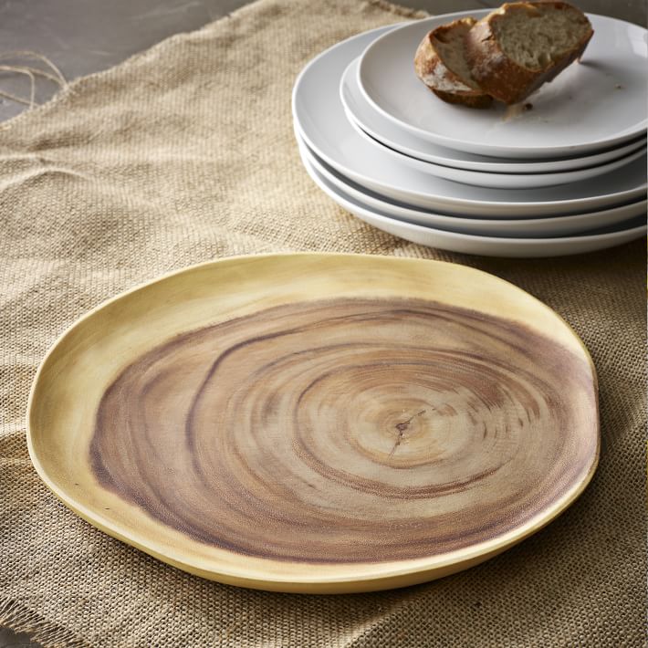 Wooden charger from West Elm