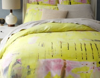 Spring Bedding Ideas: Abstract and Geometric Motifs