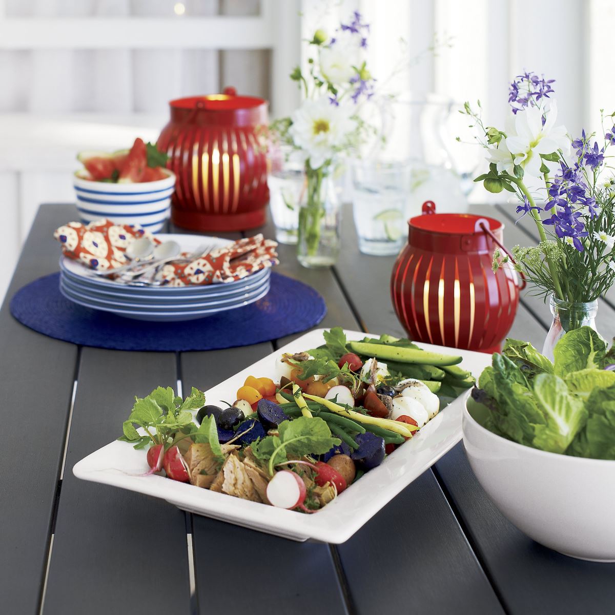 4th of July style from Crate & Barrel