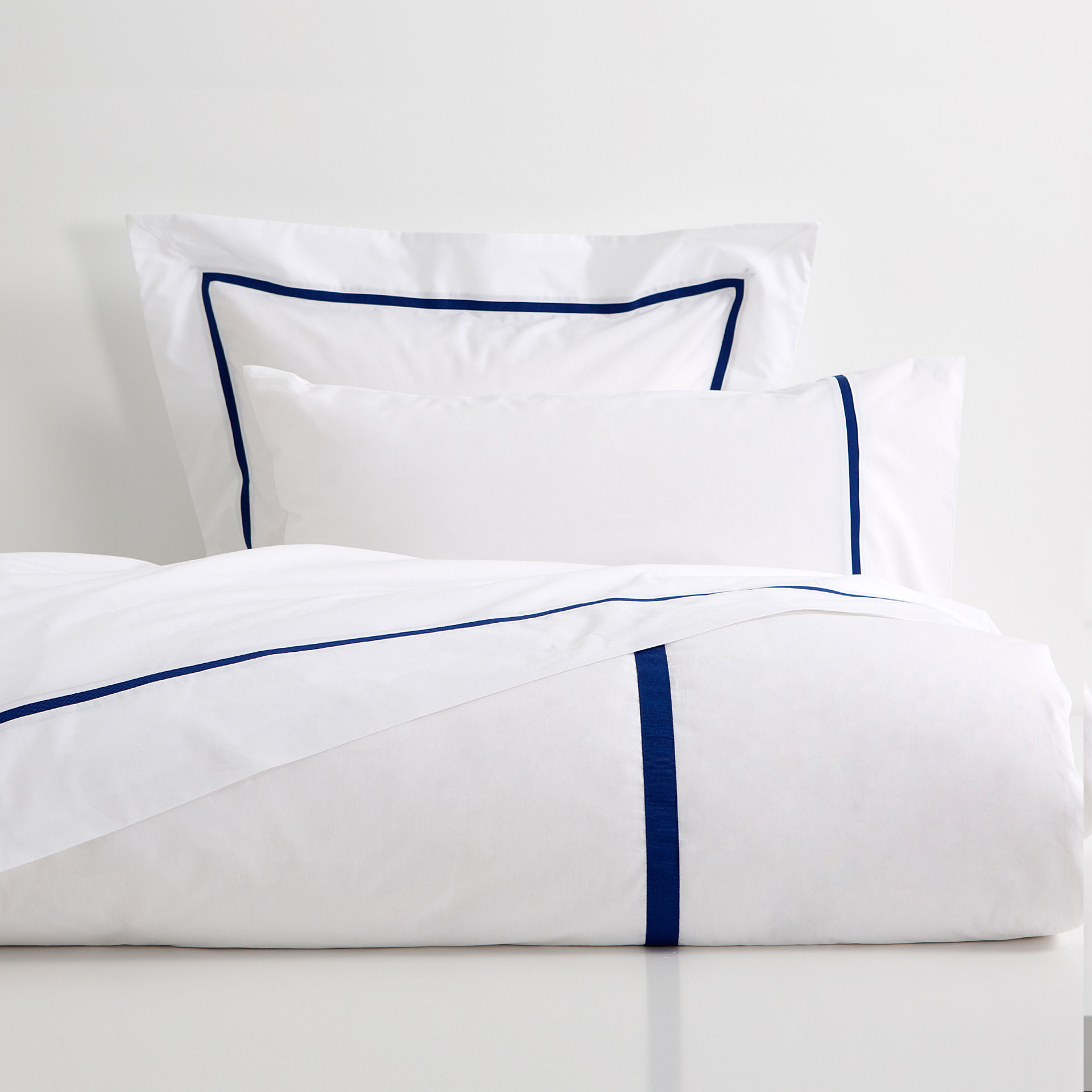 Blue and white bedding from Zara Home
