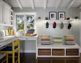 10 Versatile Mudrooms That Double as Home Workspaces