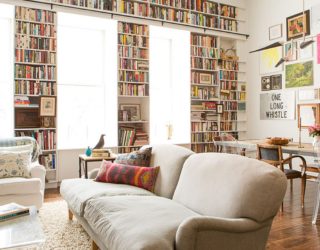 Filled with the Romance of Art and Books: Brooklyn Heights Loft