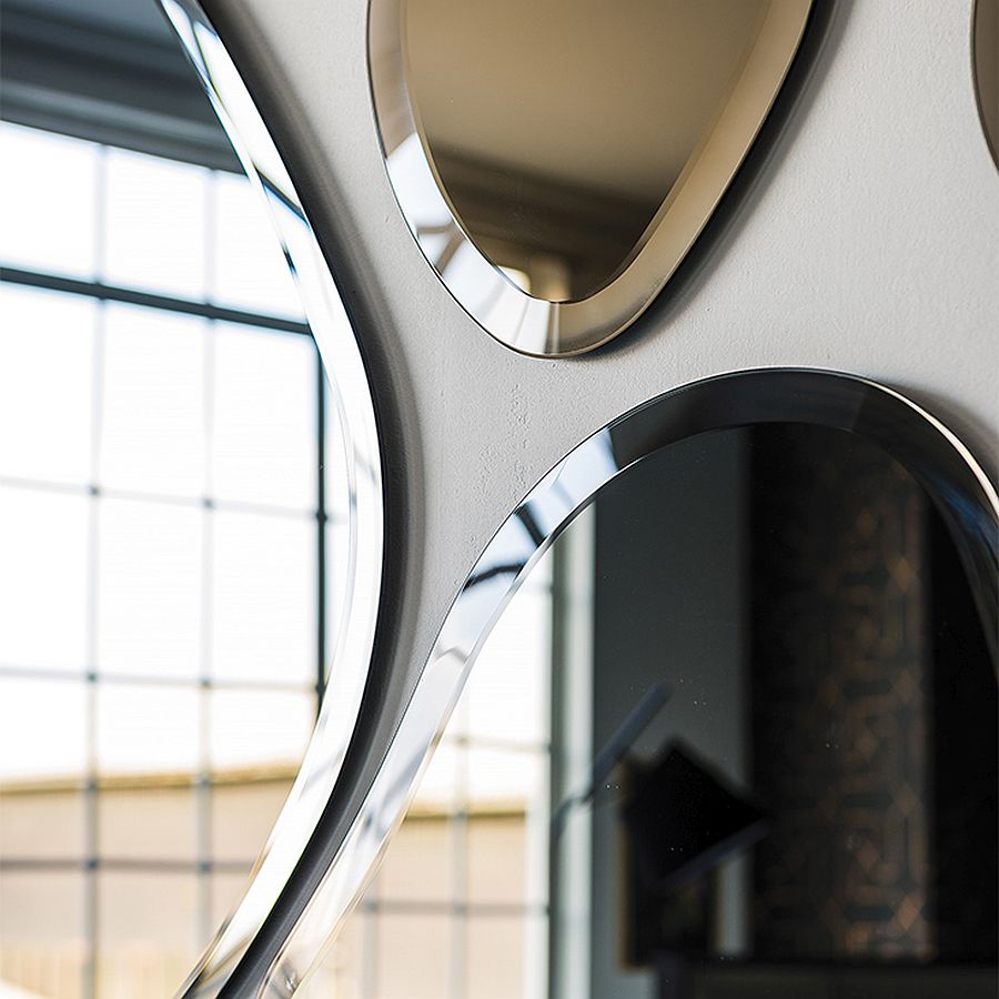 Closer look at the stylish, free-form mirrors designed by Studio Kronos