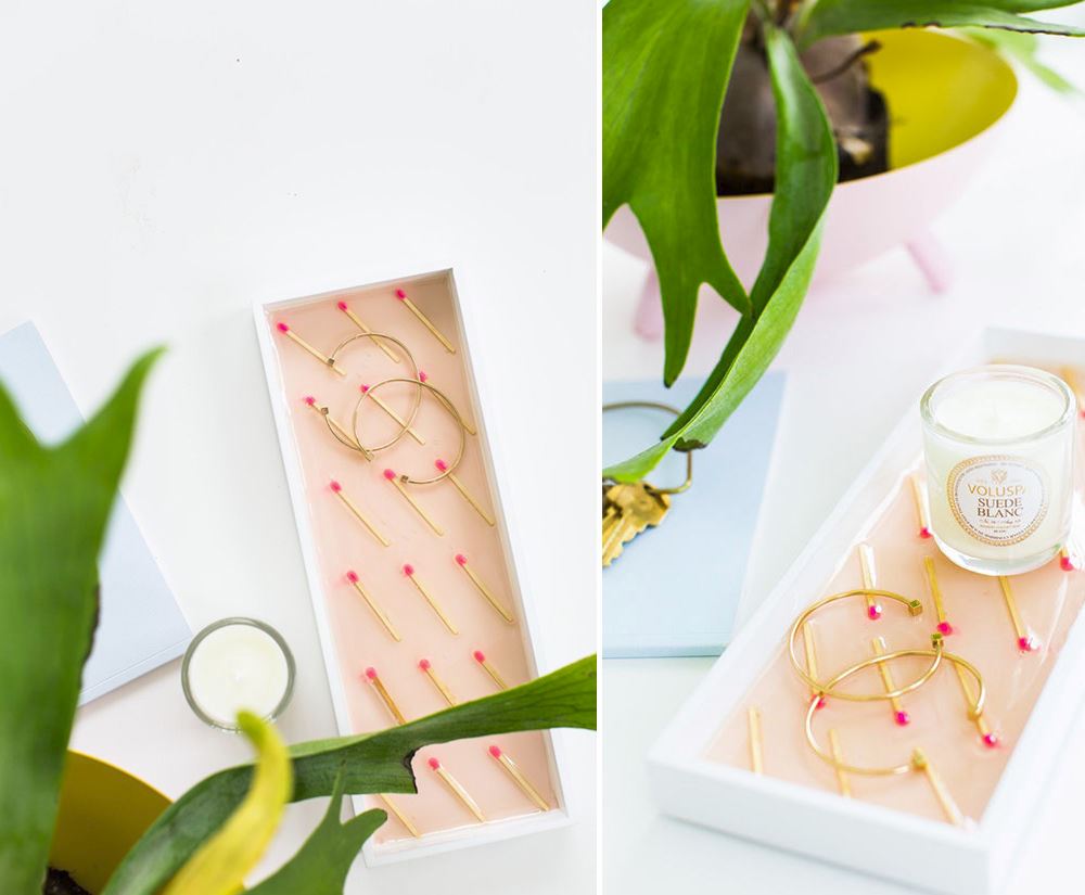 DIY vanity tray from Sugar & Cloth