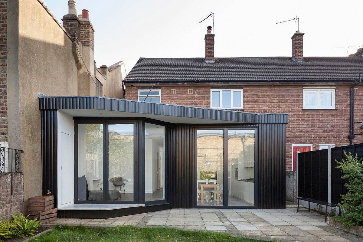 Extension and renovation of two-story, semi-detached house in London