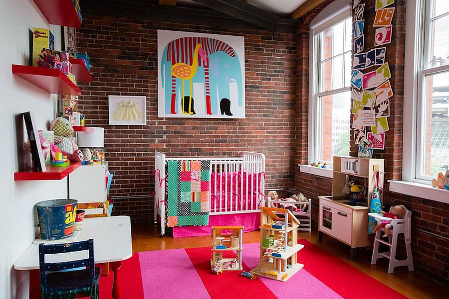 brick kids bed