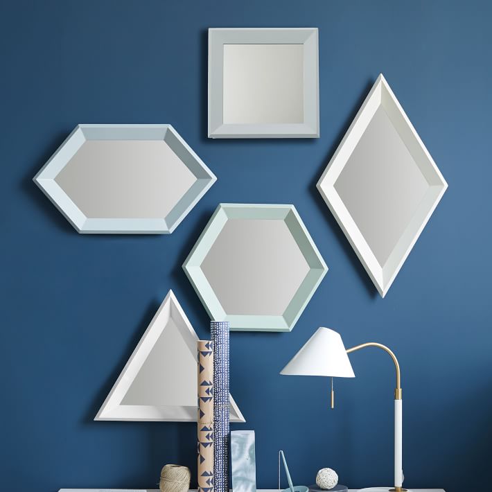 Geo mirrors from West Elm