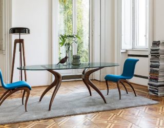 Dashing Duo: Trendy New Dining Tables Usher in Geometric Contrast