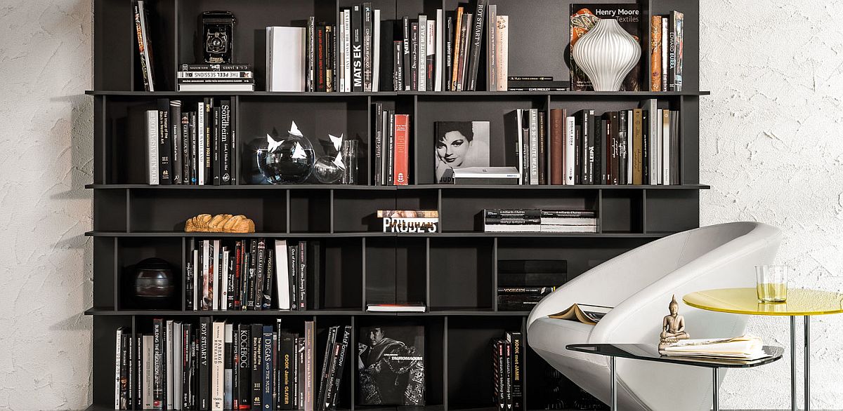 Gorgeous and adaptable bookshelf from Cattelan Italia with contemporary flair