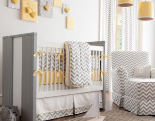 Refreshingly Refined: 20 Nurseries in Yellow and Gray