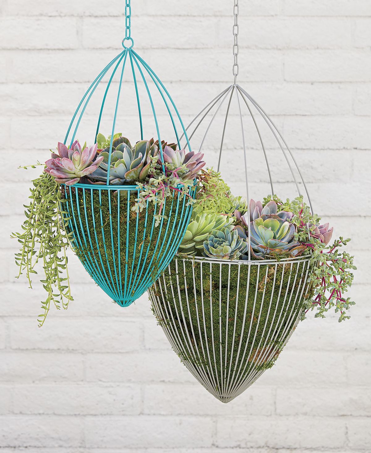Hanging planters from CB2