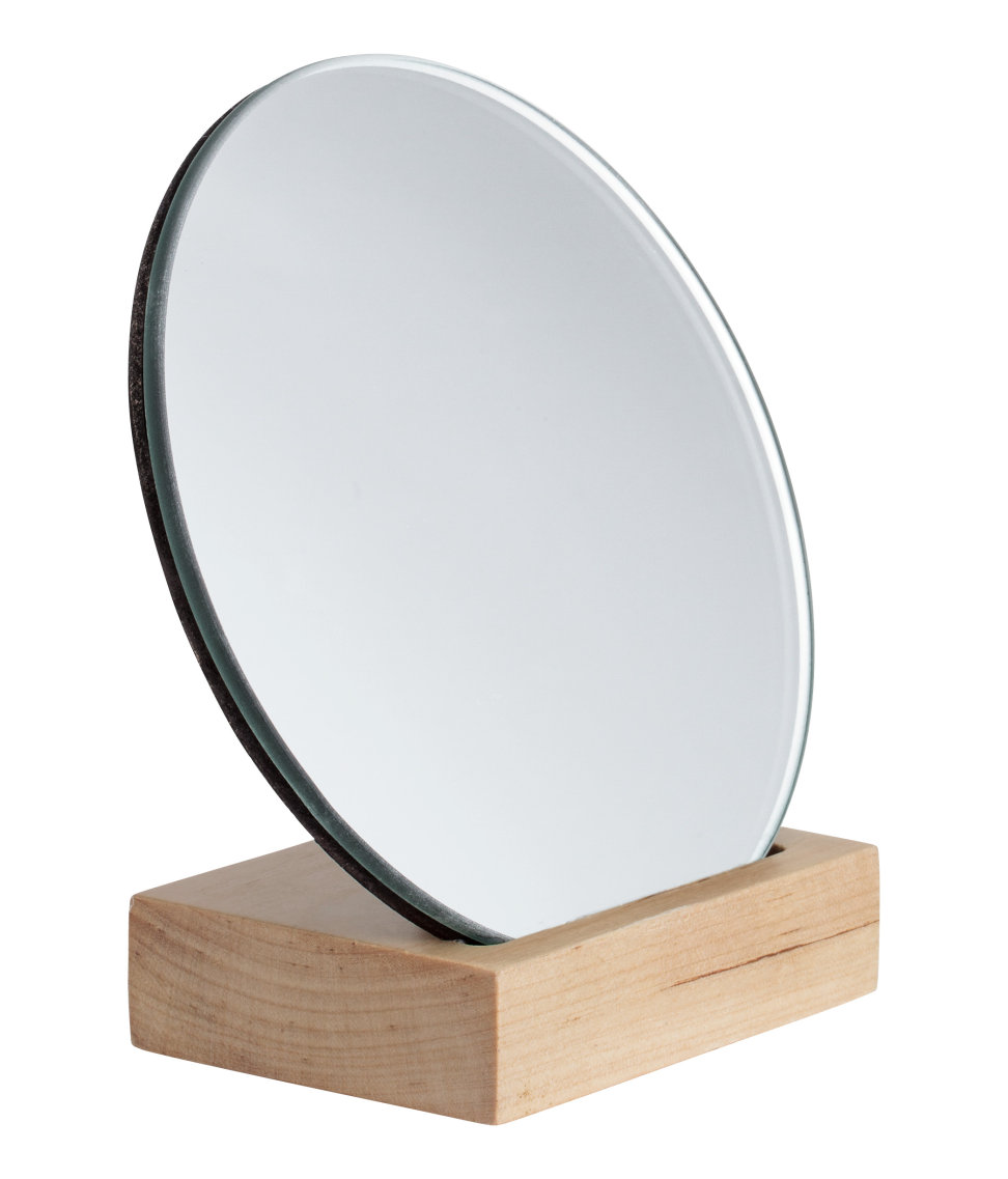 Mirror with a wooden base from H&M Home