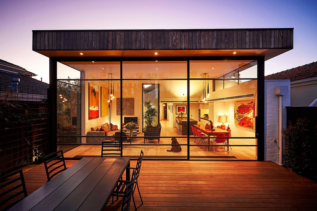 Modern extension to a small, traditional home in Melbourne, Australia