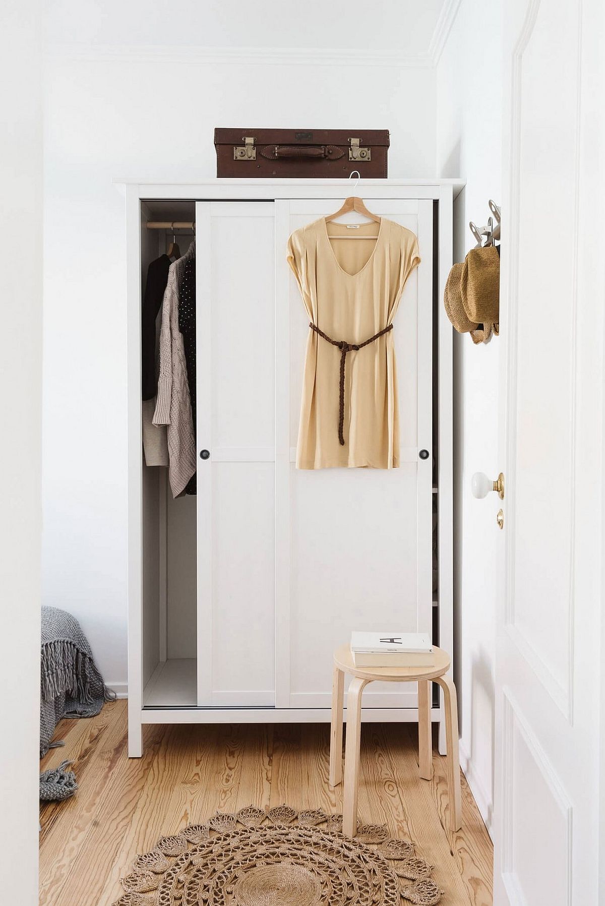 Modern wardrobe is elegant and space-savvy