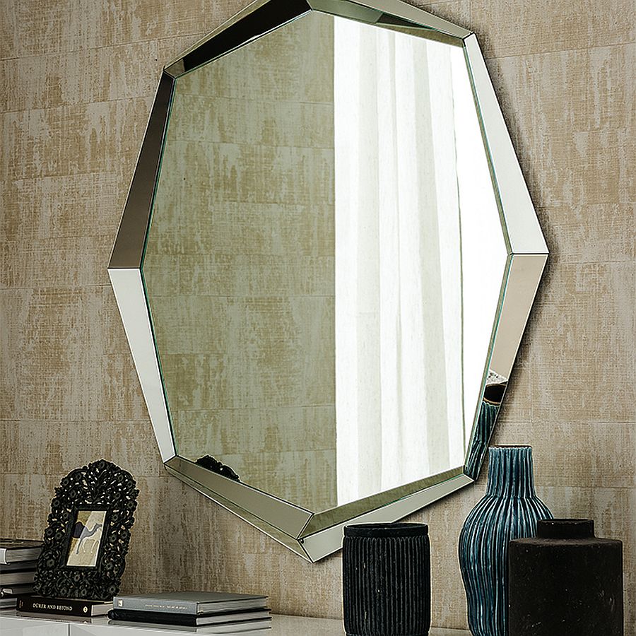 Octagonal mirror frames moves away from mundane designs