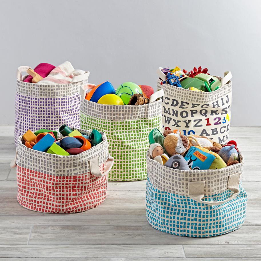 organic toy storage